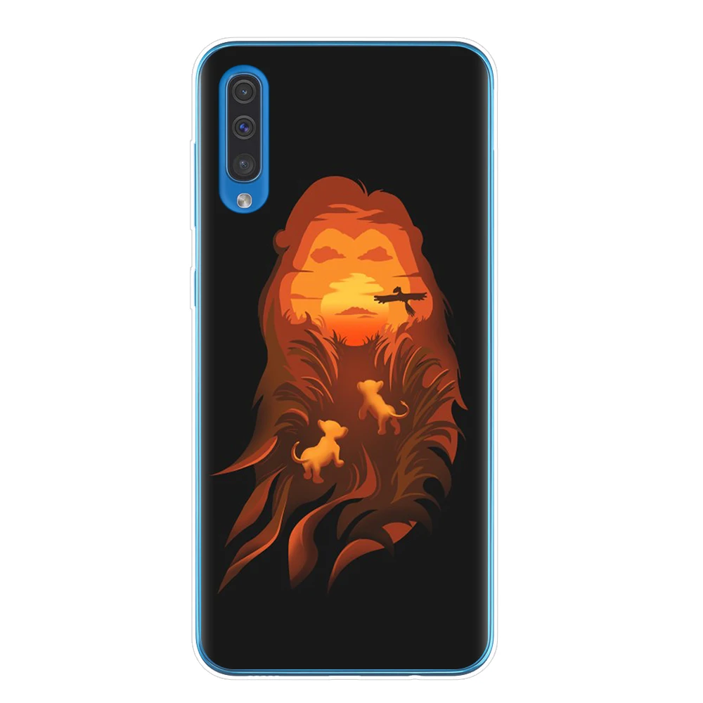 Мягкий силиконовый чехол для телефона Lion King nala simba timon из ТПУ для samsung A10 A20 A30 A40 A50 A70 A7 A9 A6 A8 Plus coque