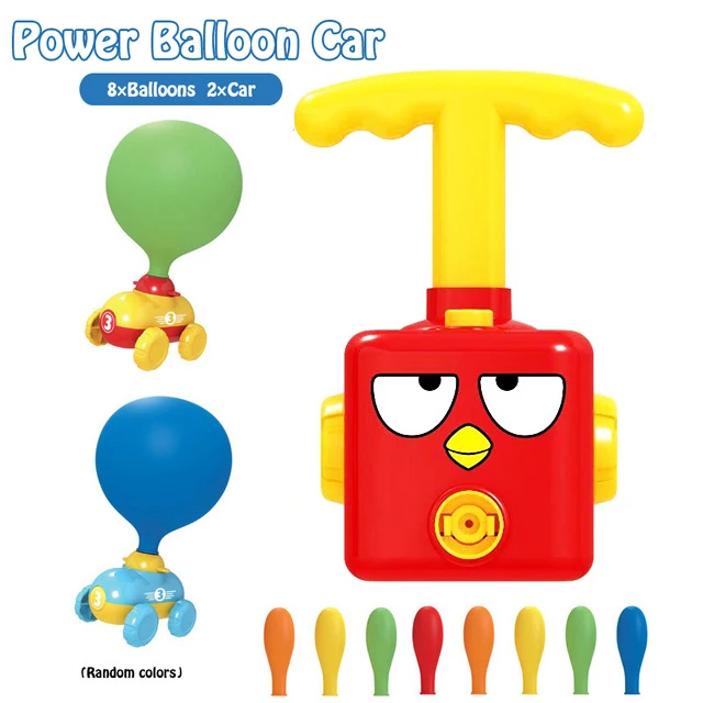 Two-in-one New Power Balloon Car Toy Inertial Power Balloon launcher Education Science Experiment Puzzle Fun Toys for Children 19