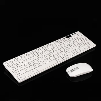 

Wireless Keyboard and Mouse Slim 2.4GHz Wireless Keyboard Combo Set For Desktop PC Computer