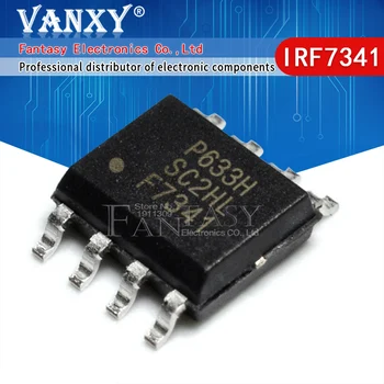 

10PCS IRF7341 SOP-8 IRF7341TRPBF SOP IRF7341TR SOP8 F7341 Dual N-channel FET New Original