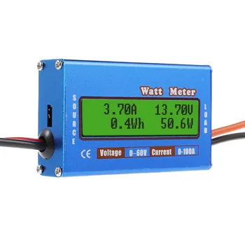 

Hot Digital Monitor LCD Watt Meter 60V/100A DC Ammeter RC Battery Power Amp Analyzer CNT 66