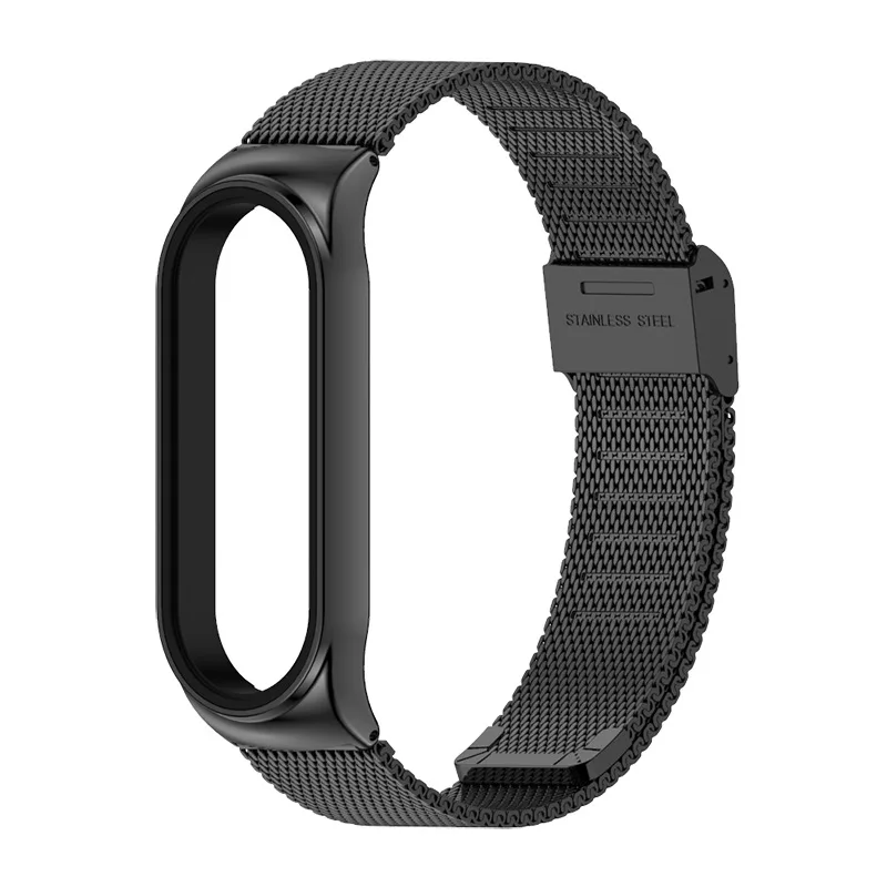 Strap for Mi Band 6 5 4 3 Metal Milanese Bracelet On Mi Band 4 Wristband Stainless Steel Mi Band6 Strap For Xiaomi Miband5 4 3