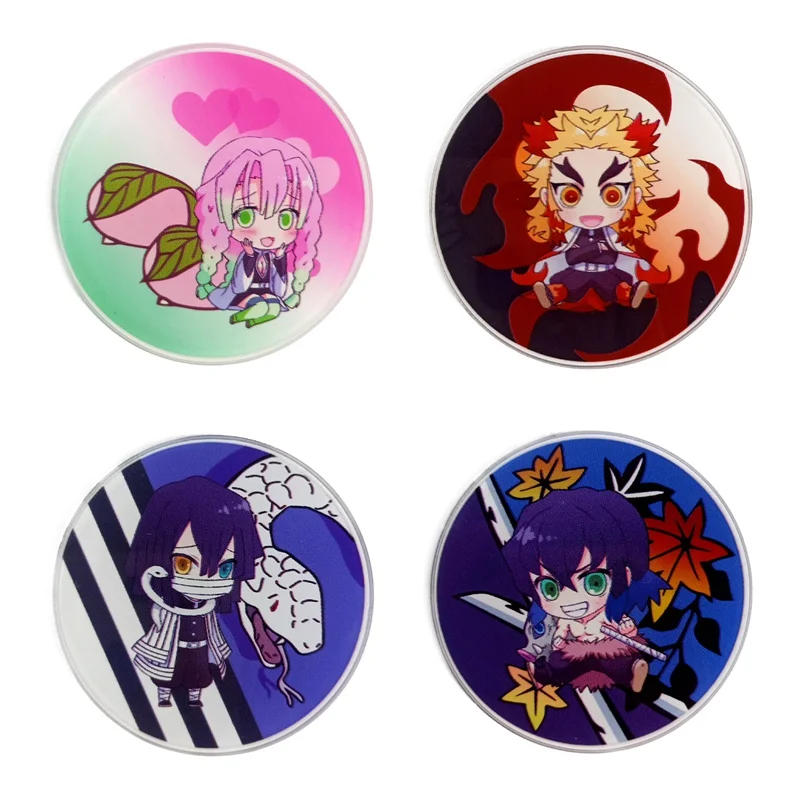 

1pc Hot Anime Demon Slayer Cosplay Badge Cartoon Brooch Pins Collection Bags Badges For Backpacks Button Clothes