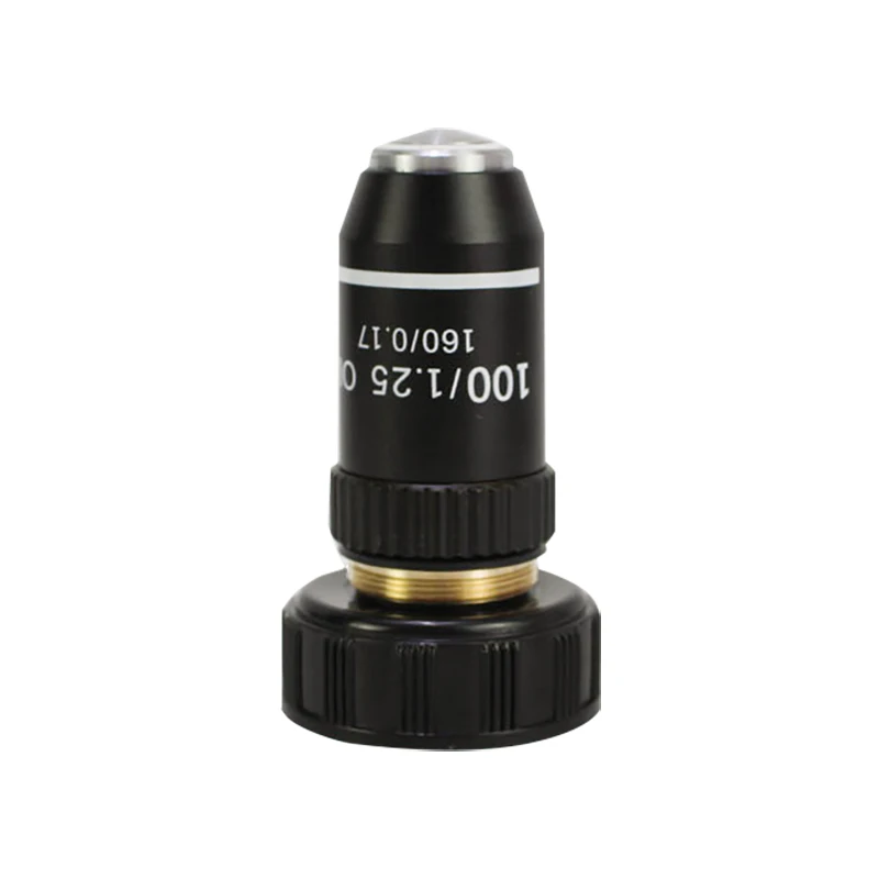 195 Obiettivo Acromatico Ingrandimento 10X, Lente Per Microscopio Ad Alta Potenza, Interfaccia da 20,2 Mm, Viene Fornito con Scatola di Immagazzinaggio, Include Dispositivo a Molla E Dimensioni RMS St