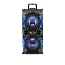 Dual 8-inch Wireless Portable Trolley Speakers With USB High-Power Bluetooth Compatible Indoor And Outdoor DJ Stereo Speakers