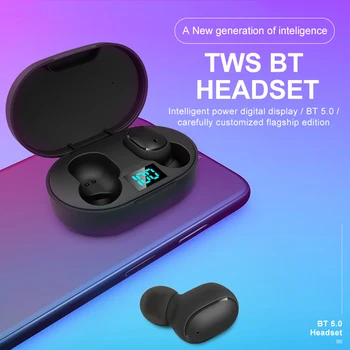 

VTIN TWS Bluetooth 5.0 Earphone Wireless Earbuds Stereo Noise Cancelling LED Display With Mic Hands-free Earphonea