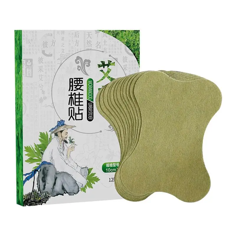 

12pcs Knee Plaster Chinese Wormwood Extract Knee Joint Ache Pain Relieving Sticker Rheumatoid Arthritis Body Pain Relief Patch