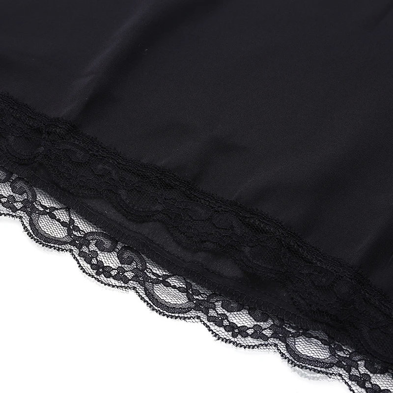 Sexy V-Neck Short Sleeve Tops For Woman Lace Patchwork Casual Shirt Women's Clothes Black Shirt Womens Blouses Summer Blusa