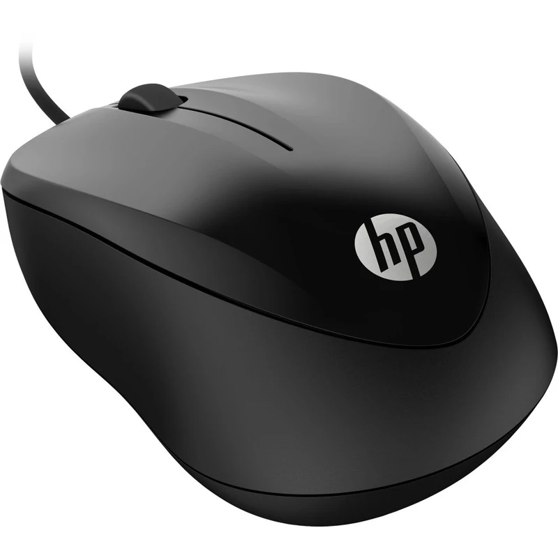 Мышь HP 1000 черный оптическая USB(3but