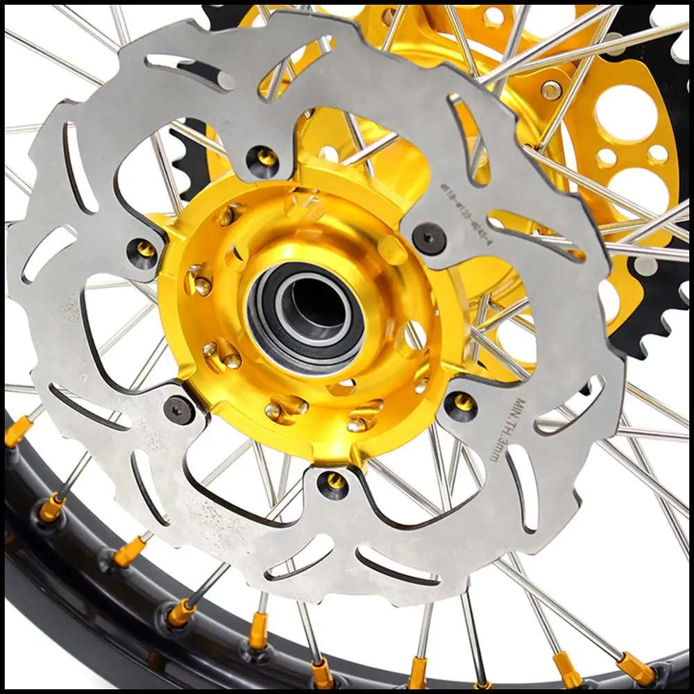 KKE 21/18 мотоциклетный обод спицевые колеса полный Enduro комплект для SUZUKI DRZ400SM 2005 2020