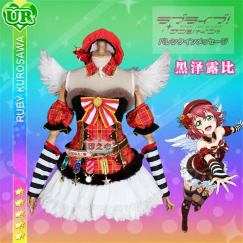 Love Live Sunshine Aqours Ruby Kurosawa Рождественский хор Пробуждение Косплей Костюм A
