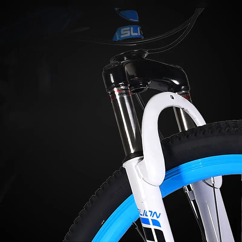 Excellent 26 Inch Mountain Bike Variable Speed Shock Absorption Double Disc Brakes Off-road Racing Student Adult 4