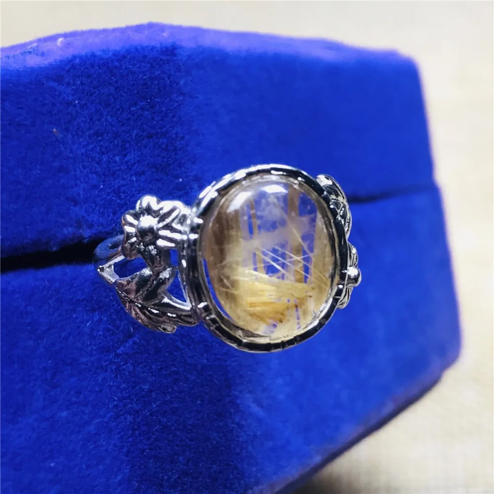 Gold Rutilated Ring (104)