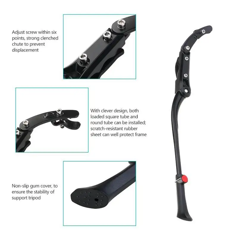 Регулируемая подножка Kick Stand крепление для MTB горный велосипед Велоспорт подходит 2"-28"
