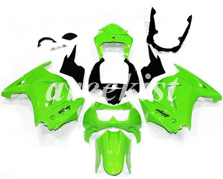 ABS Инжекционный обтекатель наборы для KAWASAKI Ninja 250 2008- ZX 250R Спорт Мотоцикл Обтекатели набор EX250 08-14 зеленый