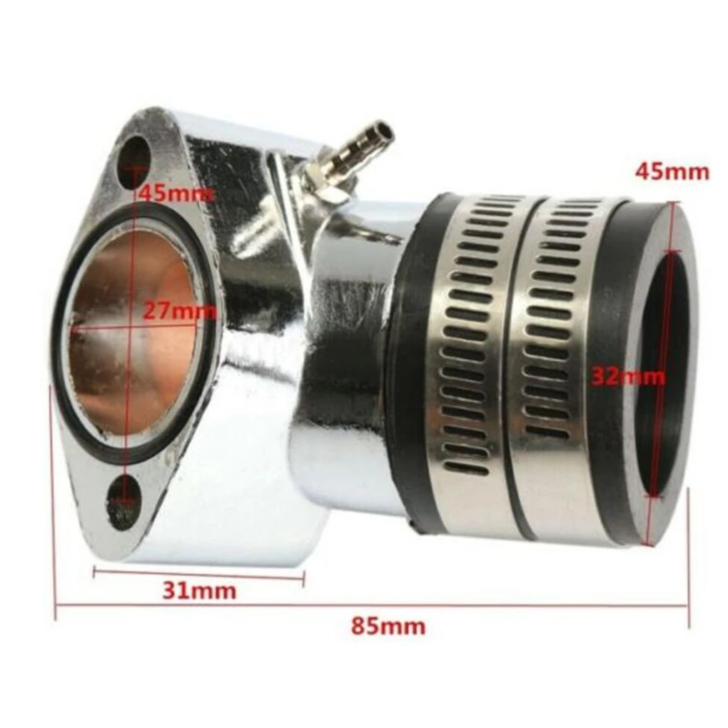 Замена для GY6 150cc китайский для скутера go kart высокопроизводительный переоборудование впускной коллектор прочный