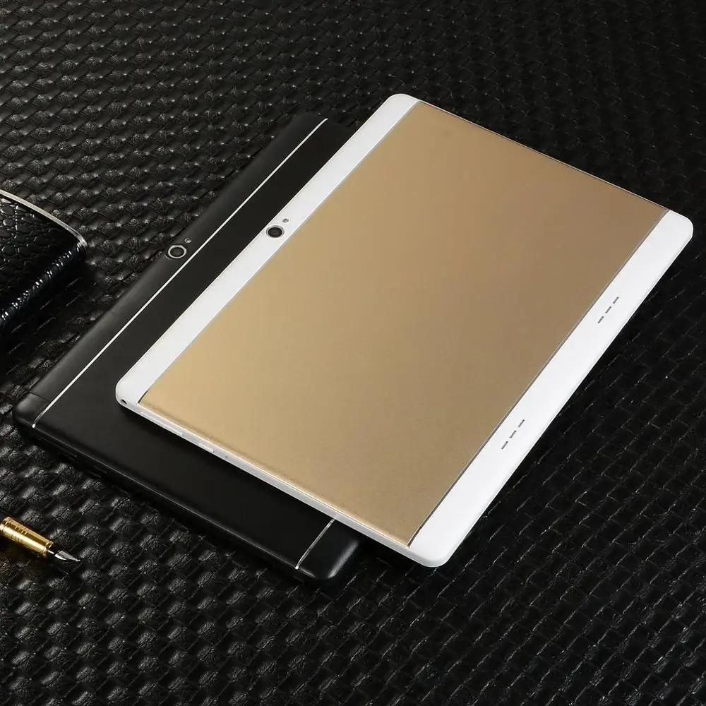 KT107 планшет с круглым отверстием 10,1 дюймов HD большой экран Android 8,10 версия модный портативный планшет 1G+ 8G Золотой планшет