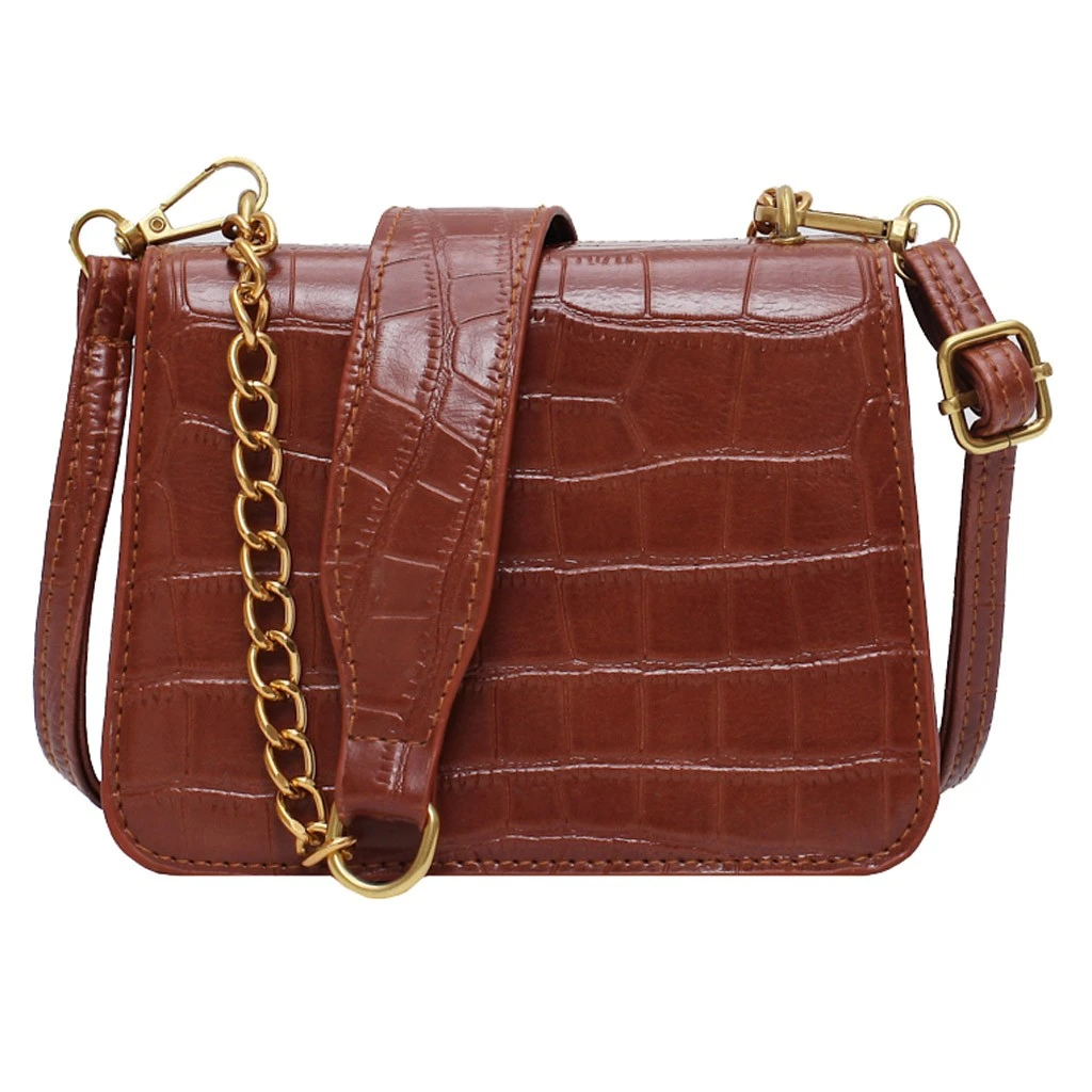 Aelicy Women Crocodile Flap Bags 2020 Fashion Handbags Designer Crossbody Handbag Shoulder Bag Tote 16 | Багаж и сумки