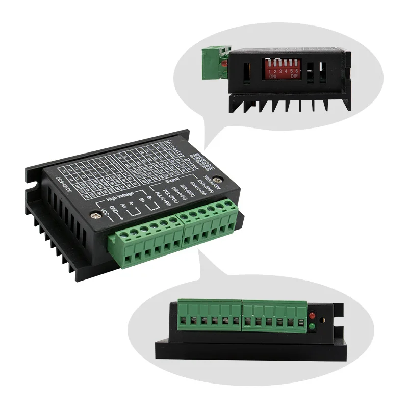 

Factory Outlet TB6600 Stepper Motor Driver Controller 4A 9~42V TTL 16 Micro-Step CNC 1 Axis NEW Upgraded Version of TB6600