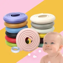 1 шт 2 м детский защита для стола защита кромок письменного стола в полоску домашняя Подушка Защитная полоска безопасная защита детей светодиодные панели полосы мягкое плотное