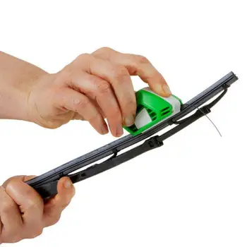 

Car Wiper Repair Tool Windscreen Wiper Blade Cutter Windshield Rubber Regroove Tool Trimmer Restorer With Cleaning Sponge