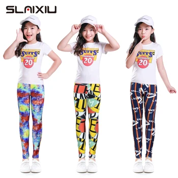 

3PC/LOT Leggings For Girls Children Kids Print Pants Pattern Starry Sky Cotton Soft Elastic skinny Clothes Print Pants Pattern S