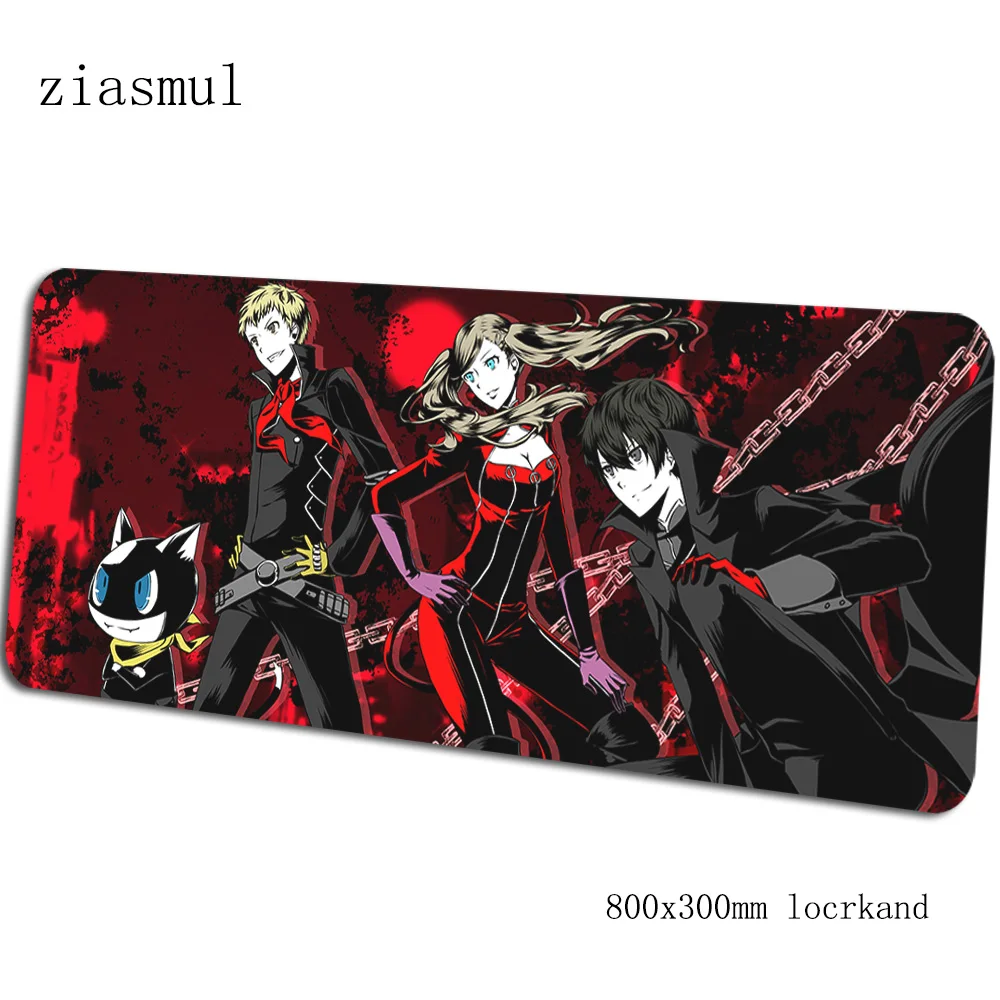 Persona 5 padmouse 80x30 см игровой коврик для мыши Инди поп коврик для мыши геймерский компьютерный стол эстетический коврик notbook mousemat pc - Цвет: pattern 2