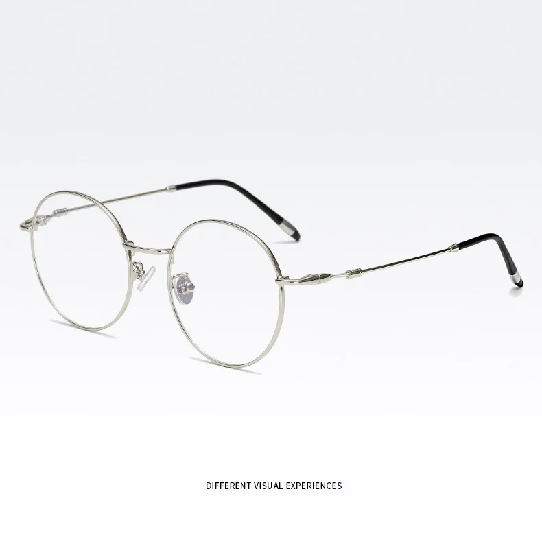 Новинка, Ретро стиль, очки Для женщин Корейская версия металла плоское зеркало Для Мужчин's близоруким оправа для очков