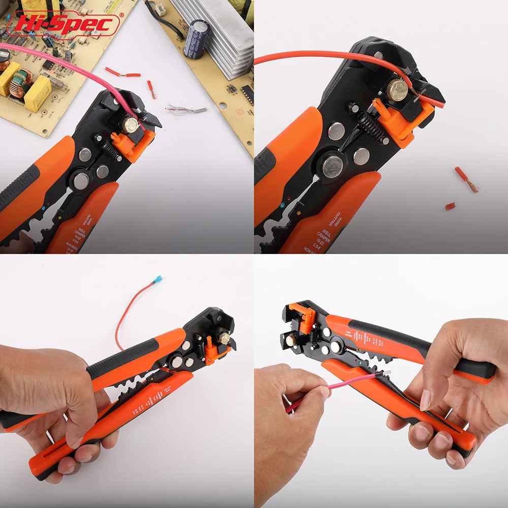 Hi-Spec автоматический резак для зачистки проводов обжимные плоскогубцы многофункциональный инструмент кусачки для кабеля обжимные клеммы ручные инструменты