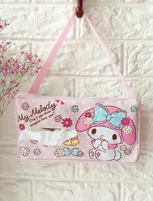 see chart IVYYE Melody Stitch Kuromi Аниме Плюшевые коробки для салфеток домашний бумажный чехол украшение держатель для салфеток автомобильный карман коробка унисекс для девочек Новинка - Цвет: see chart