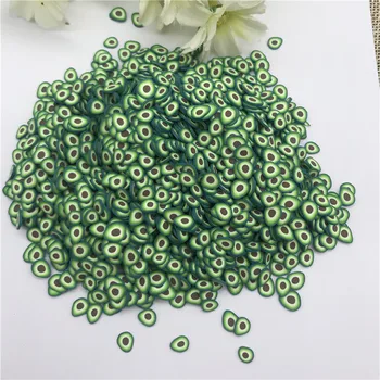 

20g 5mm Avocado for Resin DIY Supplies Nails Art Polymer Clear Clay accessories DIY Sequins scrapbook shakes Paper Craft