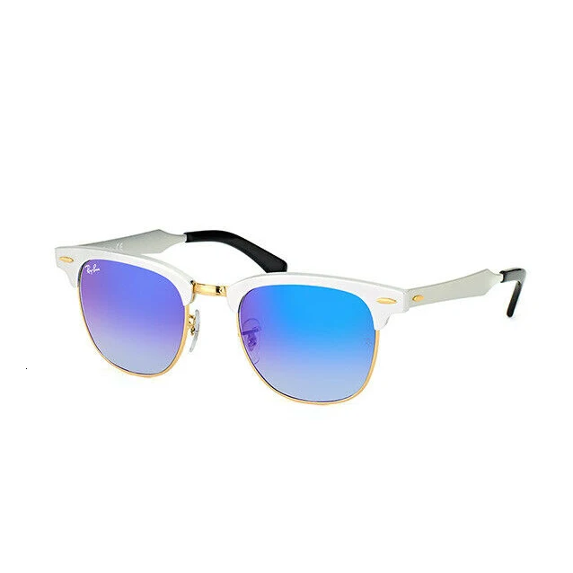 Gafas de sol Ray-Ban RB3507 CLUBMASTER ALUMINIUM 137/7Q PLATA/AZUL DEGRADADO