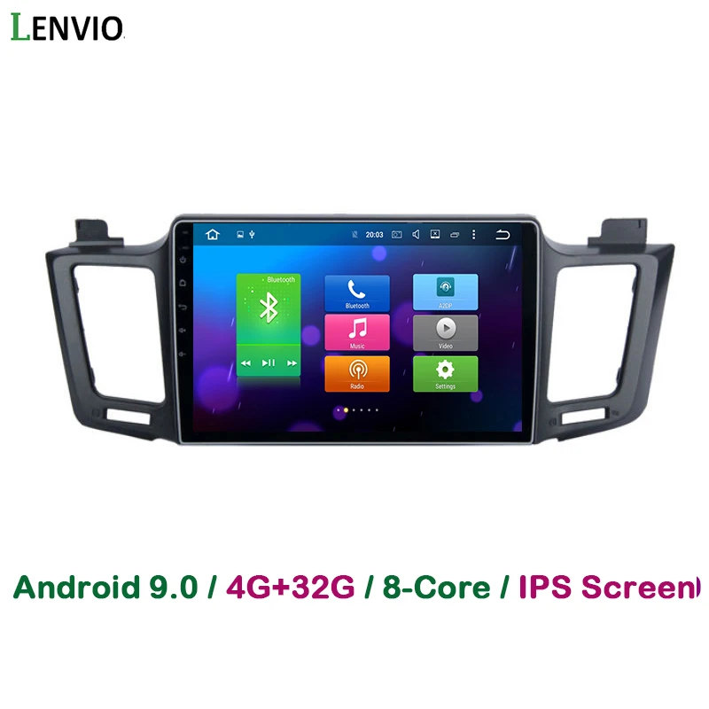 Автомагнитола Lenvio 4 Гб ОЗУ 32 ПЗУ 8 ядер Android 9 0 DVD радио GPS навигация мультимедиа для