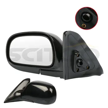 

Scitoo For 1992-1997 TOYOTA COROLLA /AE100 LH Side Black Foldaway Manual Mirror Auto Replacement Exterior Car Parts