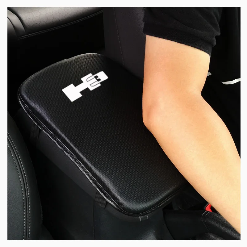 

Stylish and soft Pu Leather Car Armrest Storage Protection Cushion For Hummer H3