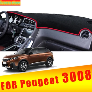 

Dashboard avoid light pad instrument desk mat carpets car accessories car accessory for Peugeot 3008