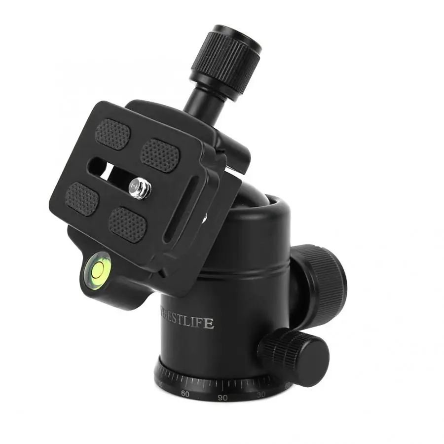VBESTLIFE 360 градусов Поворотная камера панорамный шарик для фотографии головка с быстроразъемной пластиной 3/8 дюймов винт для штатива слайдер