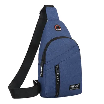 

Aelicy 2019 Men Chest Bag Fashion Shoulder Bags For Mens Zipper Small Canvas Men Chest Bag Single Should Bags