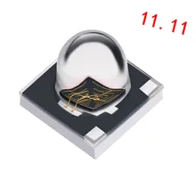 60 градусов 3535 бисера 850nm 3 Вт Высокая мощность ИК светодиодный CCTV камера дополнительный инфракрасный излучатель трубки