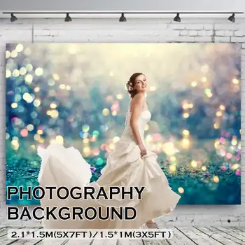 

Polka Dot Light Bokeh Birthday Party Love Baby Portrait Photography Backdrop Photo Background Photocall Photo Studio