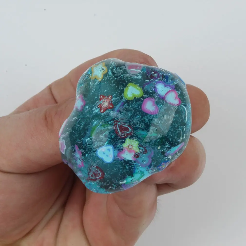 Конфеты фрукты Случайная пушистая грязь снятие стресса детская игрушка осадка сделай сам без буры Забавный ультра-светильник антипригарная игрушка-головоломка