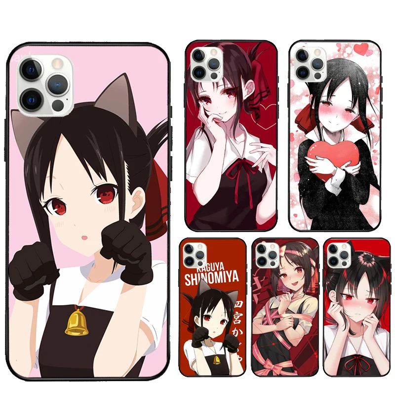 Kaguya Love is War Fundas For iPhone 13 Pro Max 12 Mini XR X XS SE 2020 7 8 Plus 11 Phone Case | Мобильные телефоны и