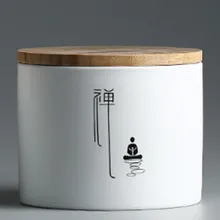 Дзен чайная Канистра с деревянной крышкой герметичные бутылки для хранения баночки для специй портативные пуэр чайные банки для путешествий