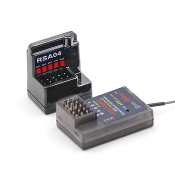 

Professional RSA04 4CH Receiver FH-3/FH-4T RC Car Receiver Built-in Antenna for Sanwa RX-482 M12 M11X MT-4 MX-3X M12S
