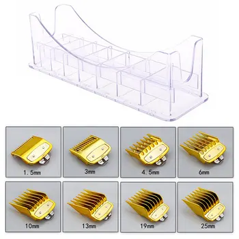 

8pcs 1.5mm-19mm Hair Clipper Limit Comb Guide Attachment Set with Storage Tray for Wahl Hair Clipper Shaver Haircut Accessories