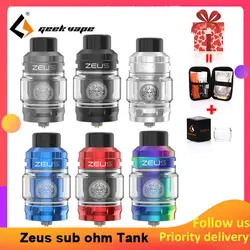 Оригинальный Geekvape ZEUS Sub Ohm бак 2 мл/5 мл емкость 810 капельный наконечник Сетка спиральный атомайзер для legend mod vs Zeus x Cerberus танк