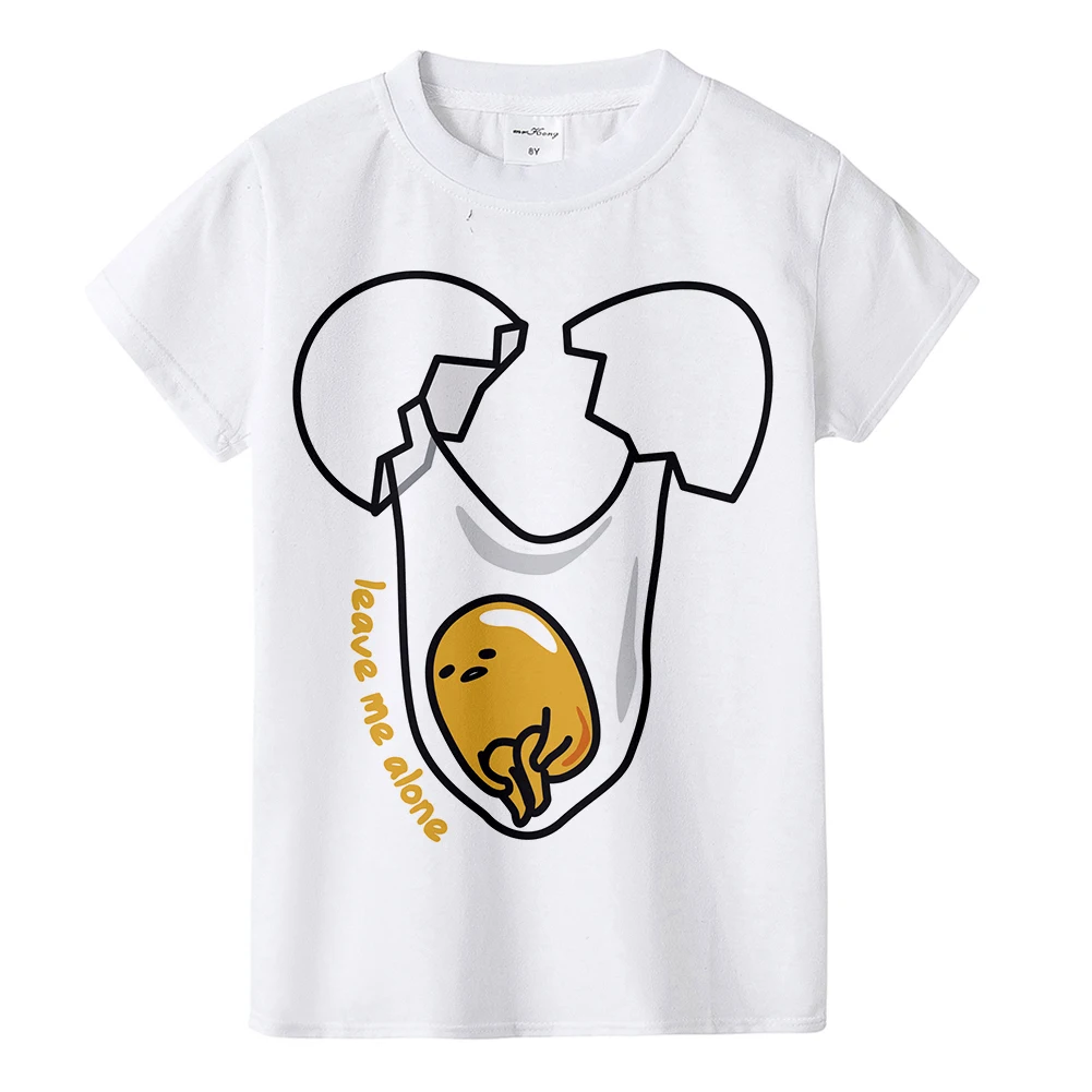 Kawaii/Детская футболка с изображением суши гудетамы ленивого яйца Детская футболка с забавным принтом Gudetama летняя футболка для маленьких мальчиков и девочек Милая одежда для малышей - Цвет: 9659