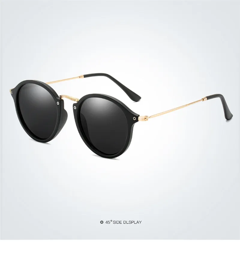 SEEMFLY Round Polarized Sunglasses For Women Men Brand Design Vintage Shades Sun Glasses Male Female Outdoor Driving Anti UV400