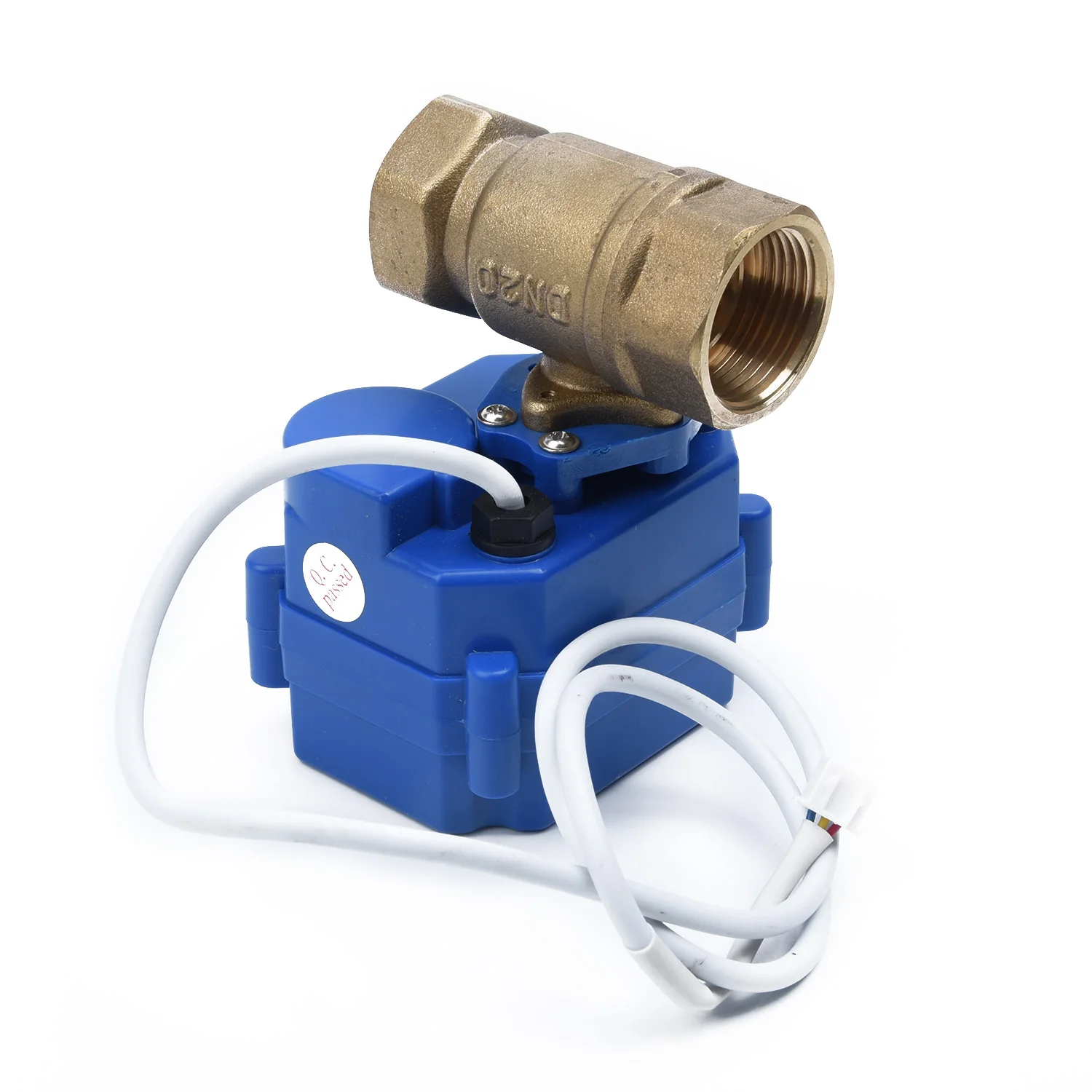 

Motorized Ball Valve 12V, DN20 G3/4, Manual Switch, 2 Way, Electrical Valve
