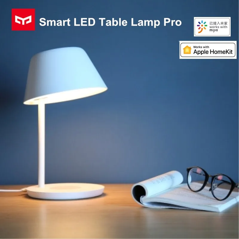 The Latest  Yeelight Smart LED Table Lamp Pro 10W Mijia APP Control Voice Control WiFi Eye Protection Table Lam 